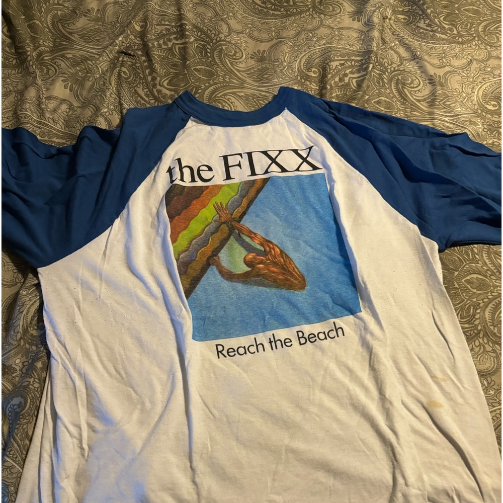 RETRO 80’s Concert Long Sleeve TShirt THE FIXX